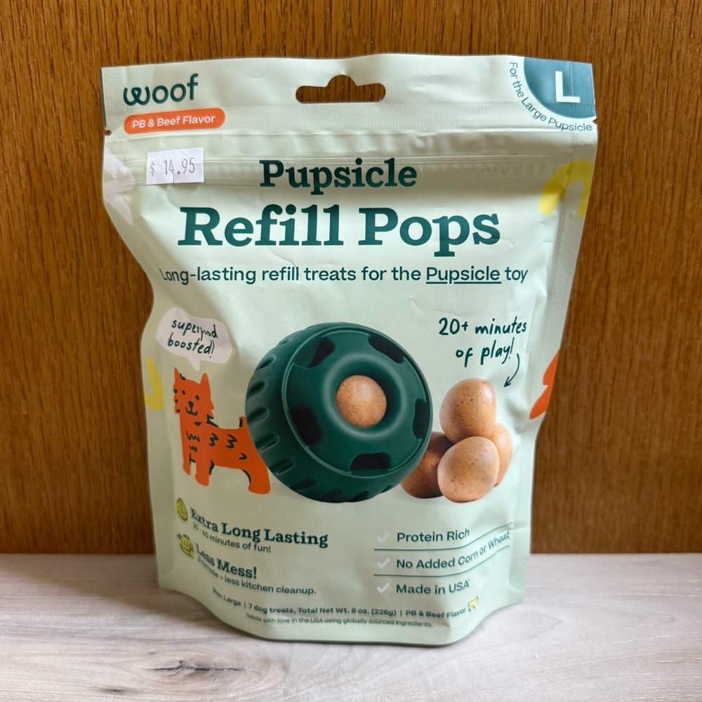 WOOF • Pupsicle Refill Pops 🐶 Size Large, 8oz bag